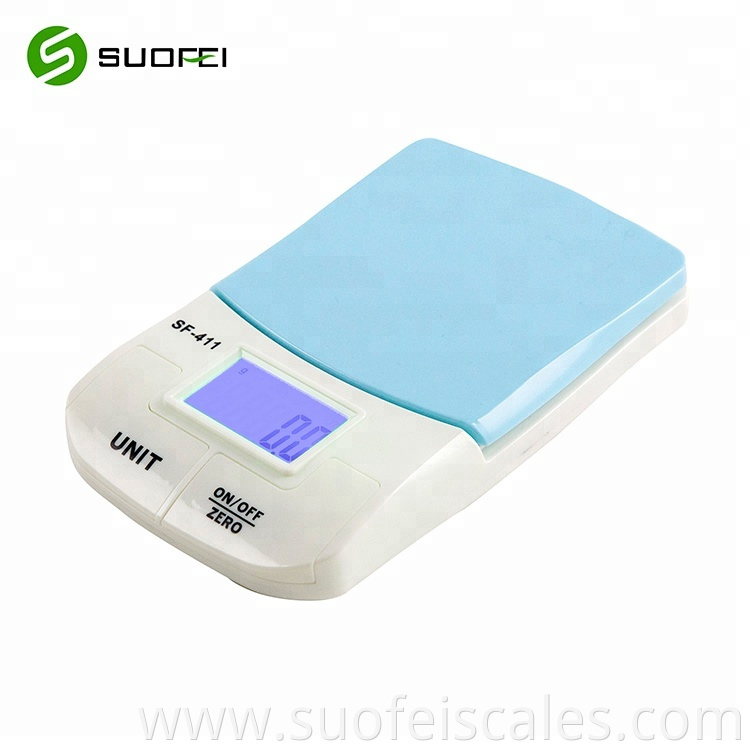 SF-411 promotion 3kg 0.1g Food Diet cheap Digital Kitchen Scale